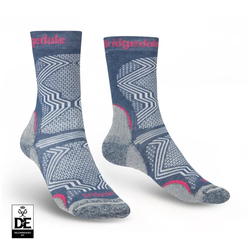 Bridgedale Hike Ultra Light T2 Coolmax Socks Womens in Dark Denim-2